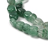 Natural Green Strawberry Quartz Beads Strands G-P497-01E-23-4