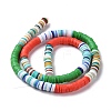 Handmade Polymer Clay Bead Strands CLAY-C003-04E-3