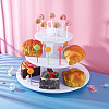 3-Tier Assemblable Plastic Lollipop Display Stands ODIS-WH0027-036-5