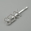 Word SEXY Alloy Rhinestone Hair Bobby Pins FIND-WH0152-34E-S-1