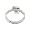 Non-Tarnish 304 Stainless Steel Adjustable Ring Components X-STAS-Z064-07P-01-3