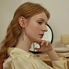 6 Pairs 6 Styles Ethnic Polyester Tassel Dangle Earrings EJEW-FI0003-03-6