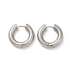 202 Stainless Steel Polishing Hoop Earrings EJEW-M106-02P-04-4