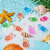 30Piece 6 Styles Transparent Resin Pendant Turtle Luminous Resin Pendant DIY Decorative Accessories JX868A-7