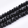 Solid Color Glass Beads Strands GLAA-T006-01B-01-1