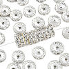 Brass Rhinestone Spacer Beads RB-A014-Z12mm-01S-1
