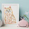 Large Plastic Reusable Drawing Painting Stencils Templates DIY-WH0202-430-6