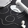 6Pcs 6 Styles 304 Stainless Steel Chain Bracelets BJEW-GA0001-18-4