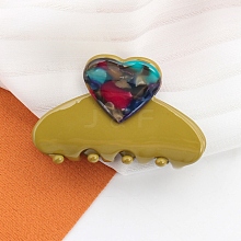 Heart Acetate Claw Hair Clips PW-WG72AF5-01