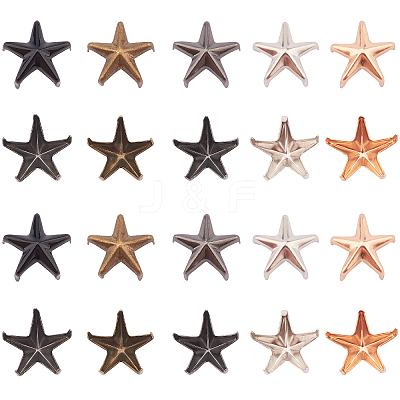 Brass Studs Rivets KK-CA0001-09-1