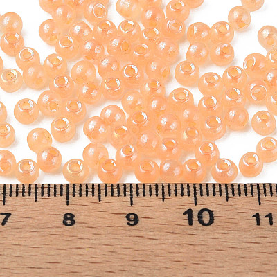 6/0 Imitation Jade Glass Seed Beads X1-SEED-N004-006-24-1