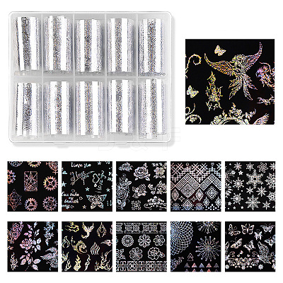 Transfer Foil Nail Art Sticker MRMJ-S012-069B-1