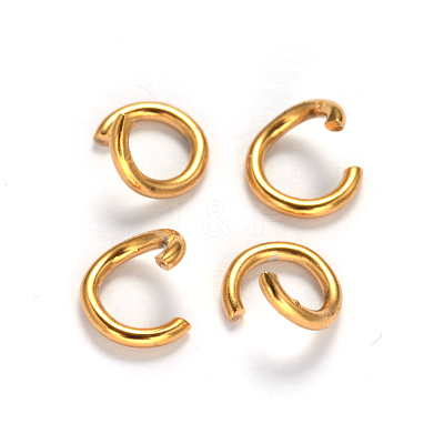 Ion Plating(IP) 304 Stainless Steel Open Jump Rings STAS-M235-A-01-1
