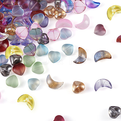 180Pcs 18 Style Electroplate Transparent Glass Bead EGLA-TA0001-15-1
