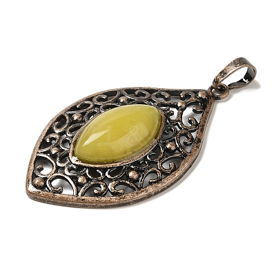 Natural Gemstone Pendants G-H065-3R-1