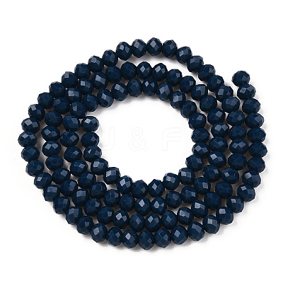 Opaque Solid Color Glass Beads Strands LS-EGLA-A034-P1mm-D16-1