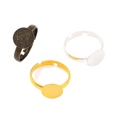 Brass Pad Ring Base Findings EC022-M-NR-1