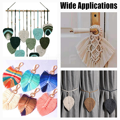 1 Set Wood Tassel Fringe Trimming Tool AJEW-HY0001-75A-1