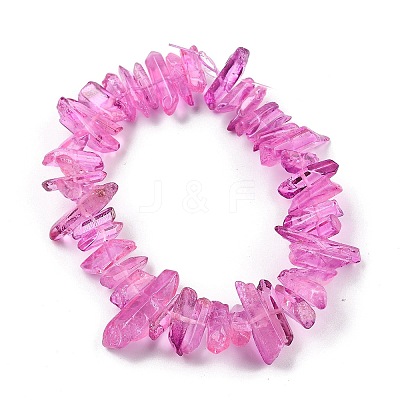 Natural Dyed Quartz Beads Strands G-G791-14P-1