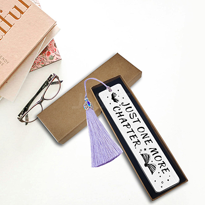 Stainless Steel Bookmarks AJEW-UN0001-81C-1