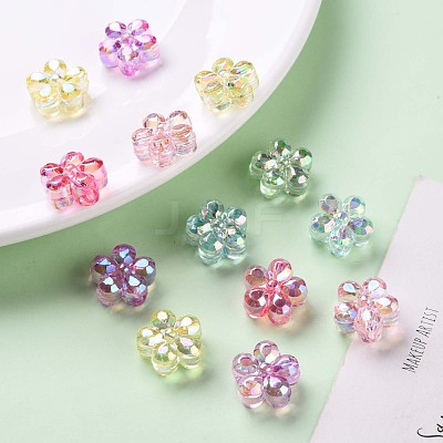 Transparent Acrylic Beads X-TACR-S154-34C-1