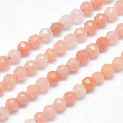 Natural Pink Aventurine Beads Strands G-J002-12-1