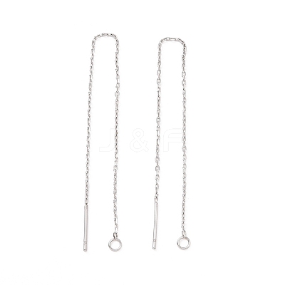 Non-Tarnish 304 Stainless Steel Stud Earring Finding STAS-E161-06P-1