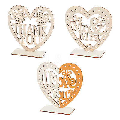 3 Sets 3 Style Density Board Display Decorations DJEW-CN0001-06-1