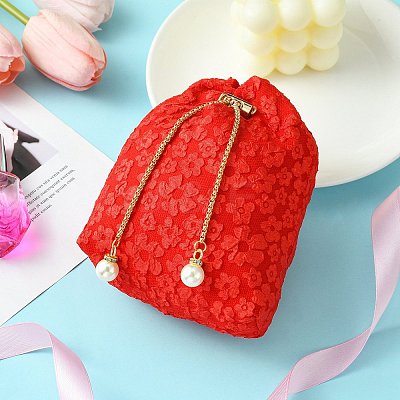 Joyful Sugar Drawstring Bags with Chain ST-CJ0002-01B-1