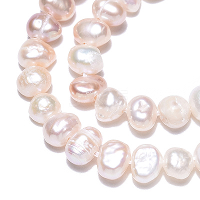 Natural Cultured Freshwater Pearl Beads Strands X-PEAR-N014-04D-01-1
