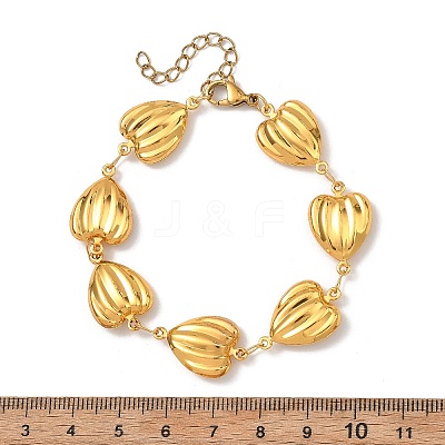 304 Stainless Steel Link Chain Bracelets for Women BJEW-JB13856-1