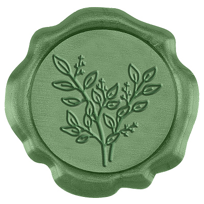 50Pcs Adhesive Wax Seal Stickers DIY-CA0006-13C-1