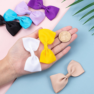 Grosgrain Bowknot Alligator Hair Clips PHAR-NB0001-02-1