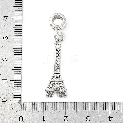 Rack Plating Brass European Dangle Charms KK-R200-02AS-02-1