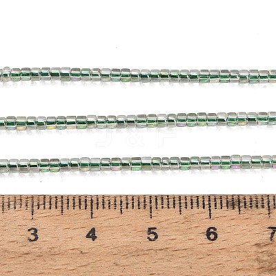 Electroplate Glass Beads Strands GL-CBAA615-01K-1