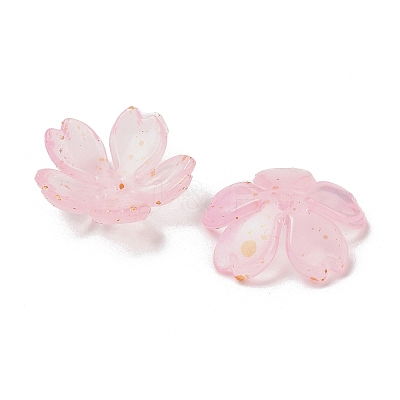 Acrylic Bead Caps OACR-H056-01D-1