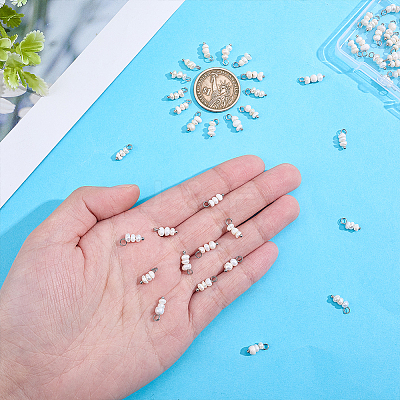 60Pcs Natural Cultured Freshwater Pearl Potato Beaded Charms FIND-HY0005-26-1