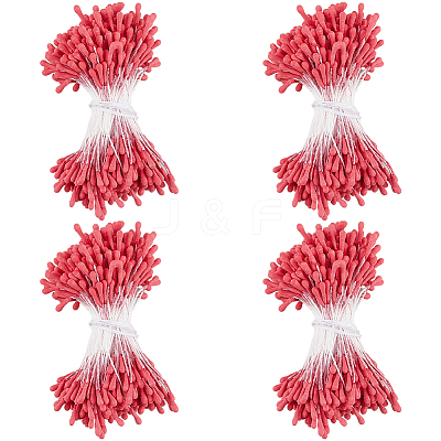 Gypsum with Cotton Cord Artificial Flower Core DIY-WH20007-36A-08-1