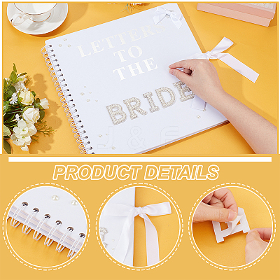 DIY Wedding Photo Album Guestbook Set DIY-TW0001-04B-1