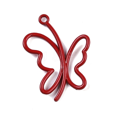 Baking Paint Alloy Pendants FIND-G080-01H-1