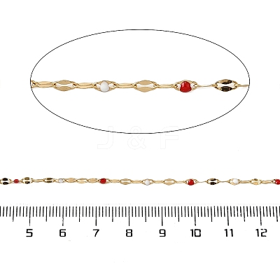 304 Stainless Steel Dapped Chains CHS-H036-01G-12-1