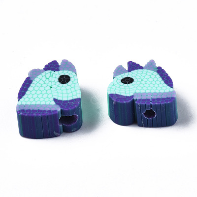 Handmade Polymer Clay Beads CLAY-N008-021A-1