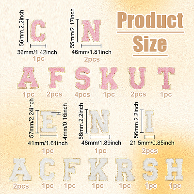 Towel Cloth Computerized Embroidery Cloth Iron On/Sew On Patches DIY-FG0006-19-1
