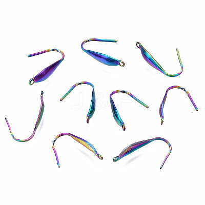 316 Stainless Steel Earring Hooks X-STAS-N098-002-1