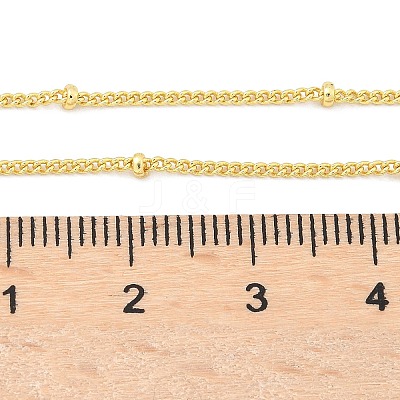 Brass Satellite Chains Necklace for Women NJEW-P265-43G-1