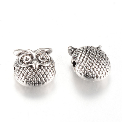 Tibetan Style Alloy Beads TIBEP-S302-06AS-LF-1