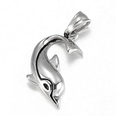 Tarnish Resistant 316 Surgical Stainless Steel Pendants STAS-P039-080-1