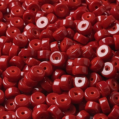 Opaque Colours Glass Seed Beads X-SEED-E001-P3x6mm-13-1