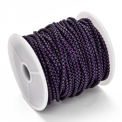 Spray Painted Stainless Steel Box Chains CHS-L027-10-1