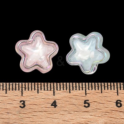 Plating Transparent Acrylic Beads AC-CBA6B5D-02-1